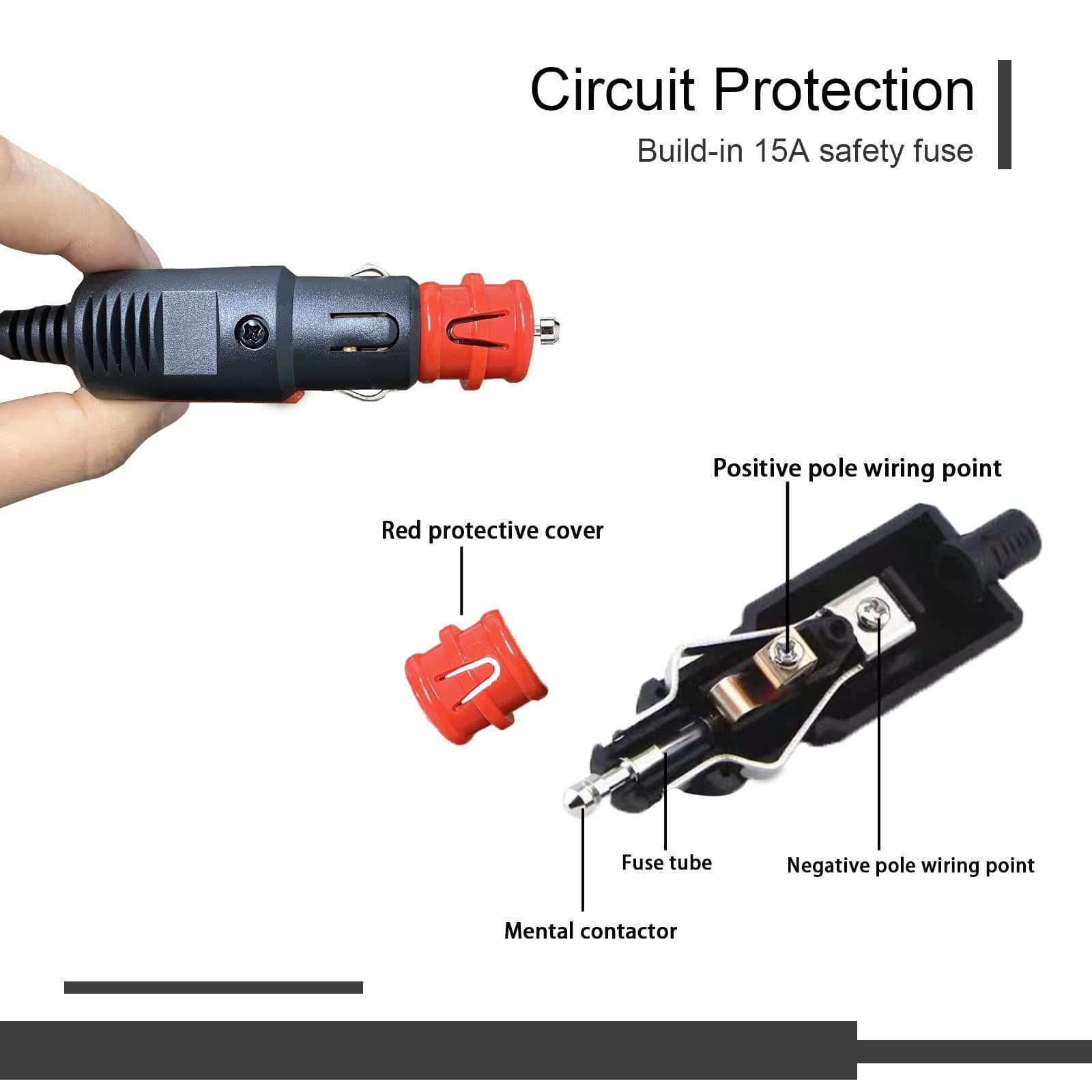 12V/24 DC Power Cord For Tesla Fridge