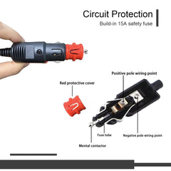 12V/24 DC Power Cord For Tesla Fridge